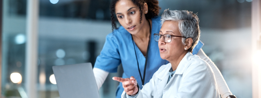 LHATF doctor on computer